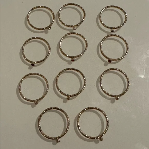 Simple Gold Rings - Picture 2 of 3